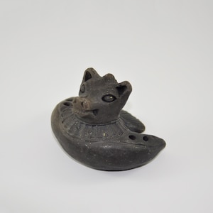 gallerymichel Vintage Pre-Columbian Style Terracotta Bat Whistle