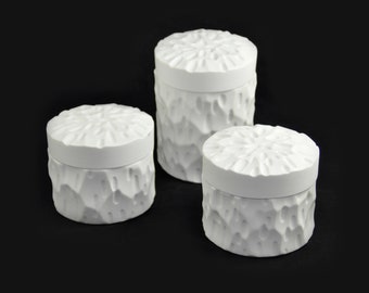gallerymichel Rare Thomas (Rosenthal) Germany Herta Bengtsson Porcelain Canister Set