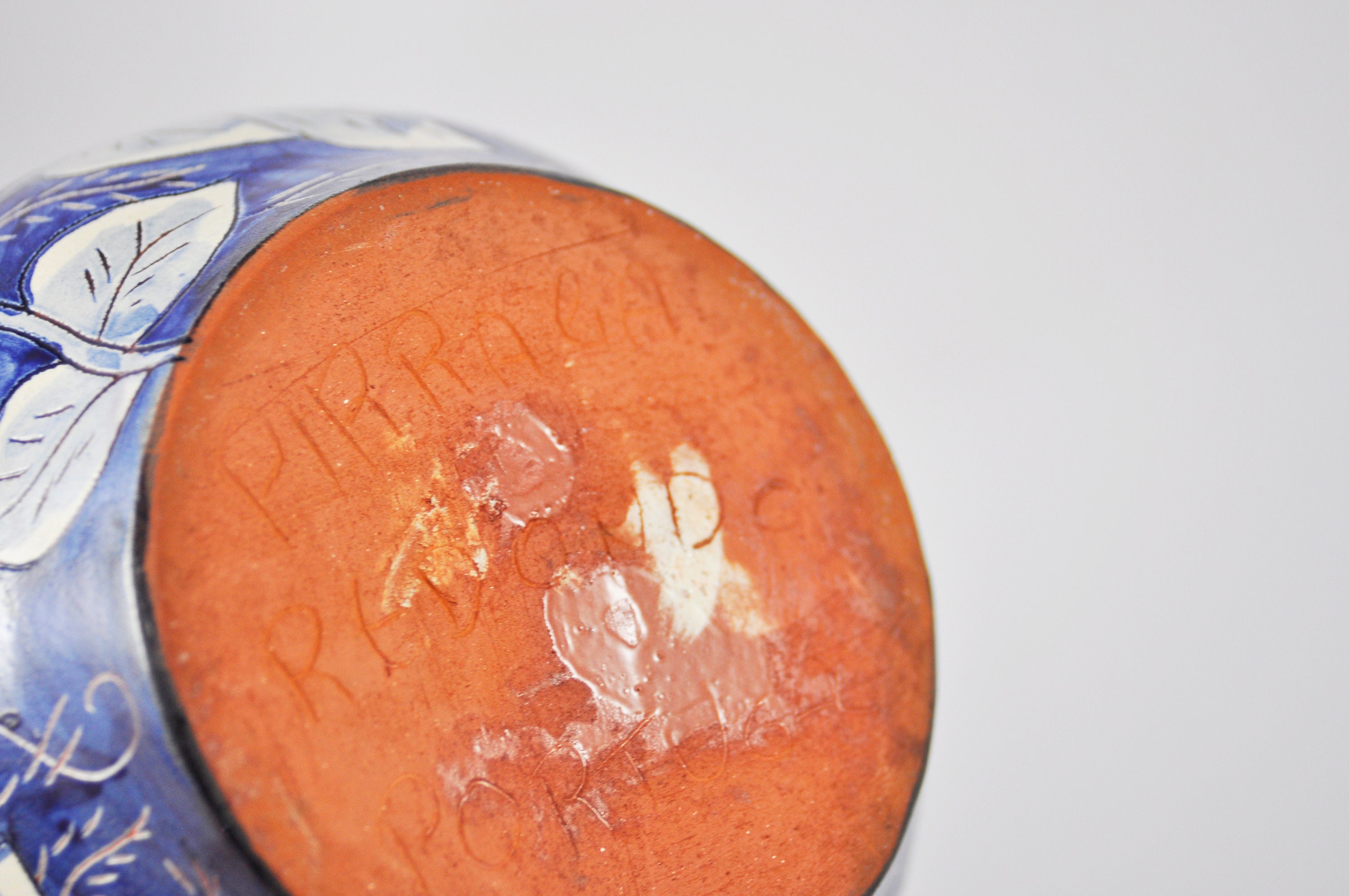 Gallerymichel Hand Painted Pirraca Ceramica Redondo Sgraffito 