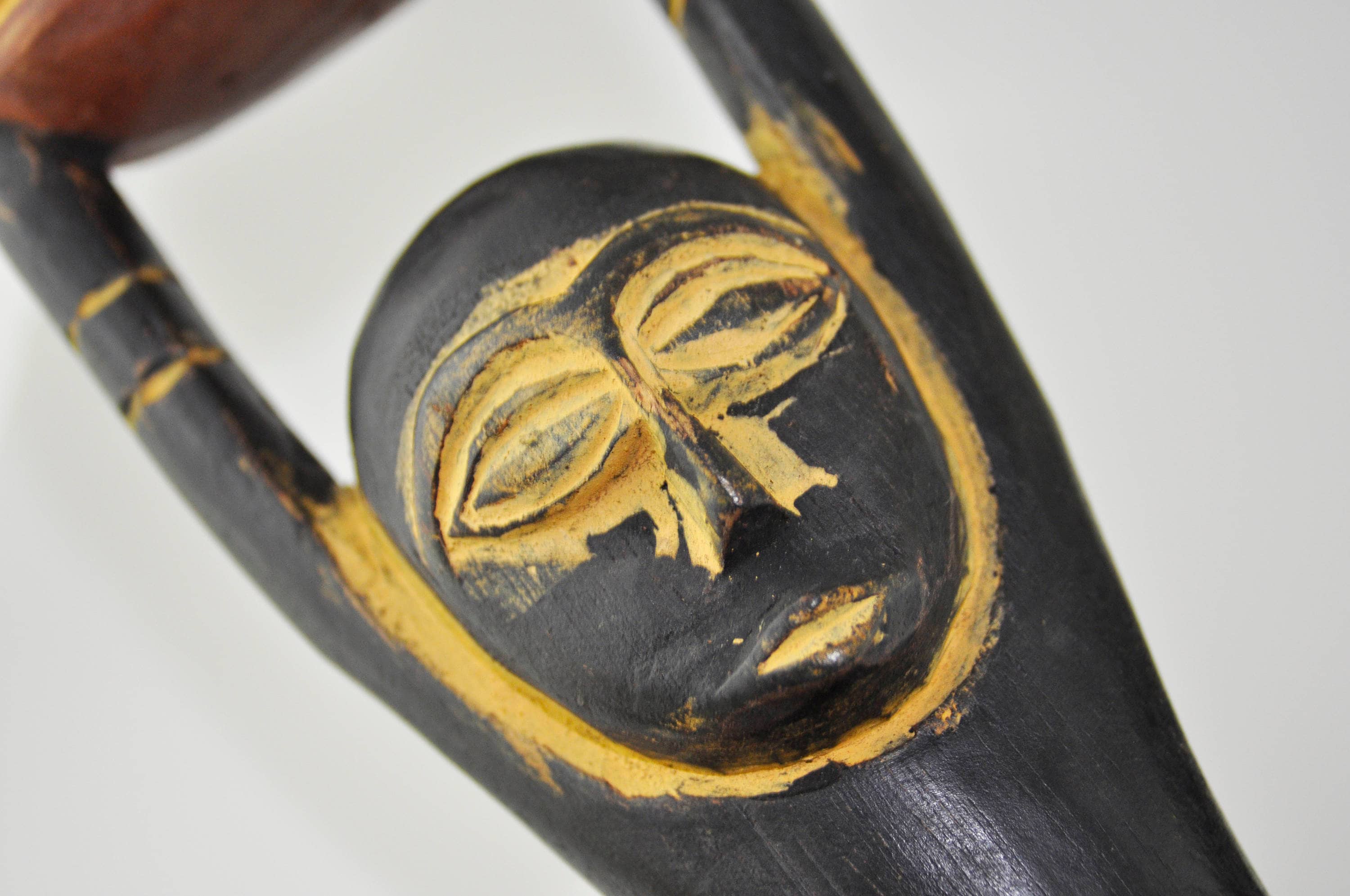 Gallerymichel Pair of Carved Kwanzaa Wood Candle Holders With Etsy