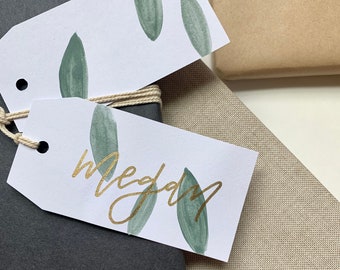 Greenery Custom Gift Tag