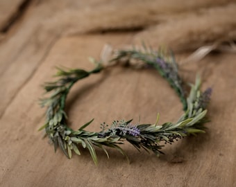 Delicate Flower Head Wreath, Boho Flower Crown, Weeding Crown, Flower Head Wreath, Delicate Girl Crown, Boho Flower Head Wreath