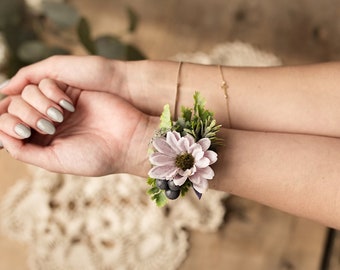 Pulsera de flores, pulsera floral