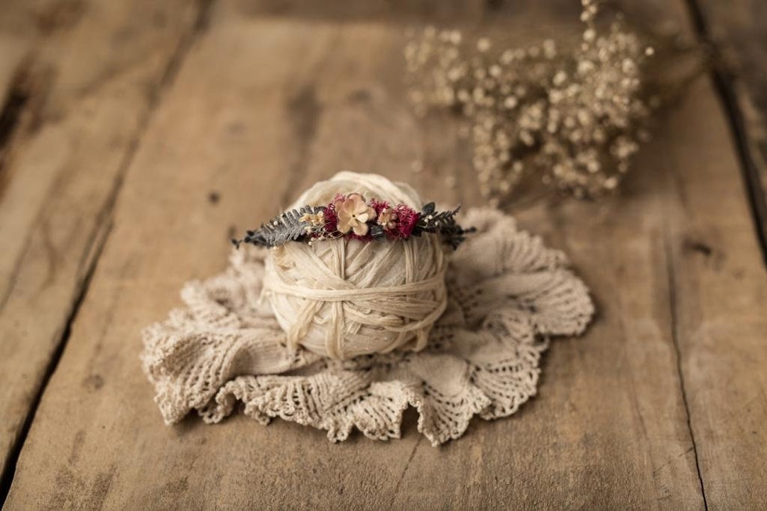 Headband Baby Hair Flower Newborn Headband Etsy