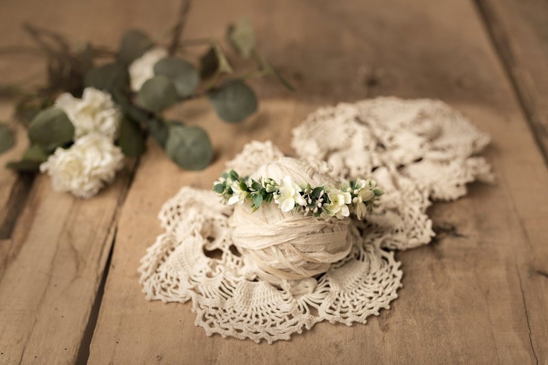 Headband Baby Hair Flower Newborn Headband Flower Head Etsy