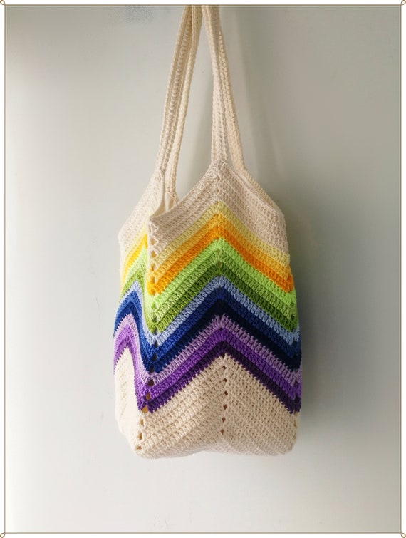 Yarn and Colors Striped Tote Bag Crochet Kit 