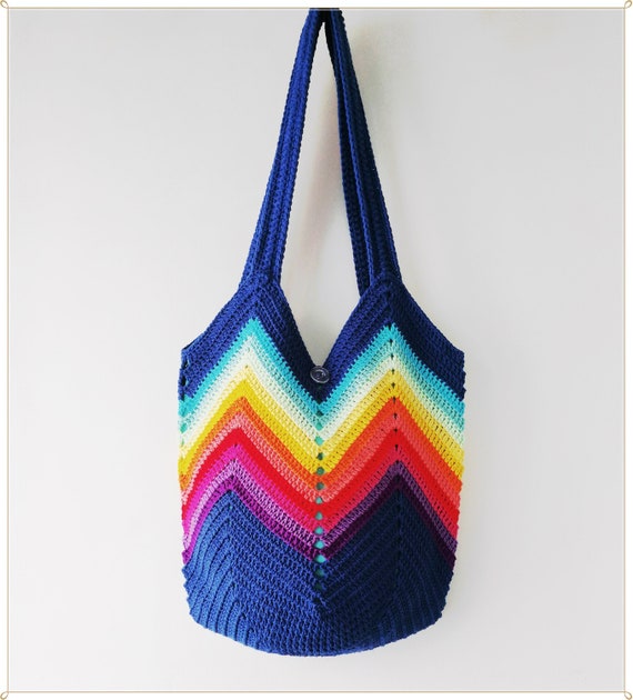 Crochet Bag, Tote Bag Aesthetic, Boho Bag, Tote Bag for Women, Small Tote Bag, Cottagecore Bag, Birthday Gifts for Her, Trendy Tote Bag