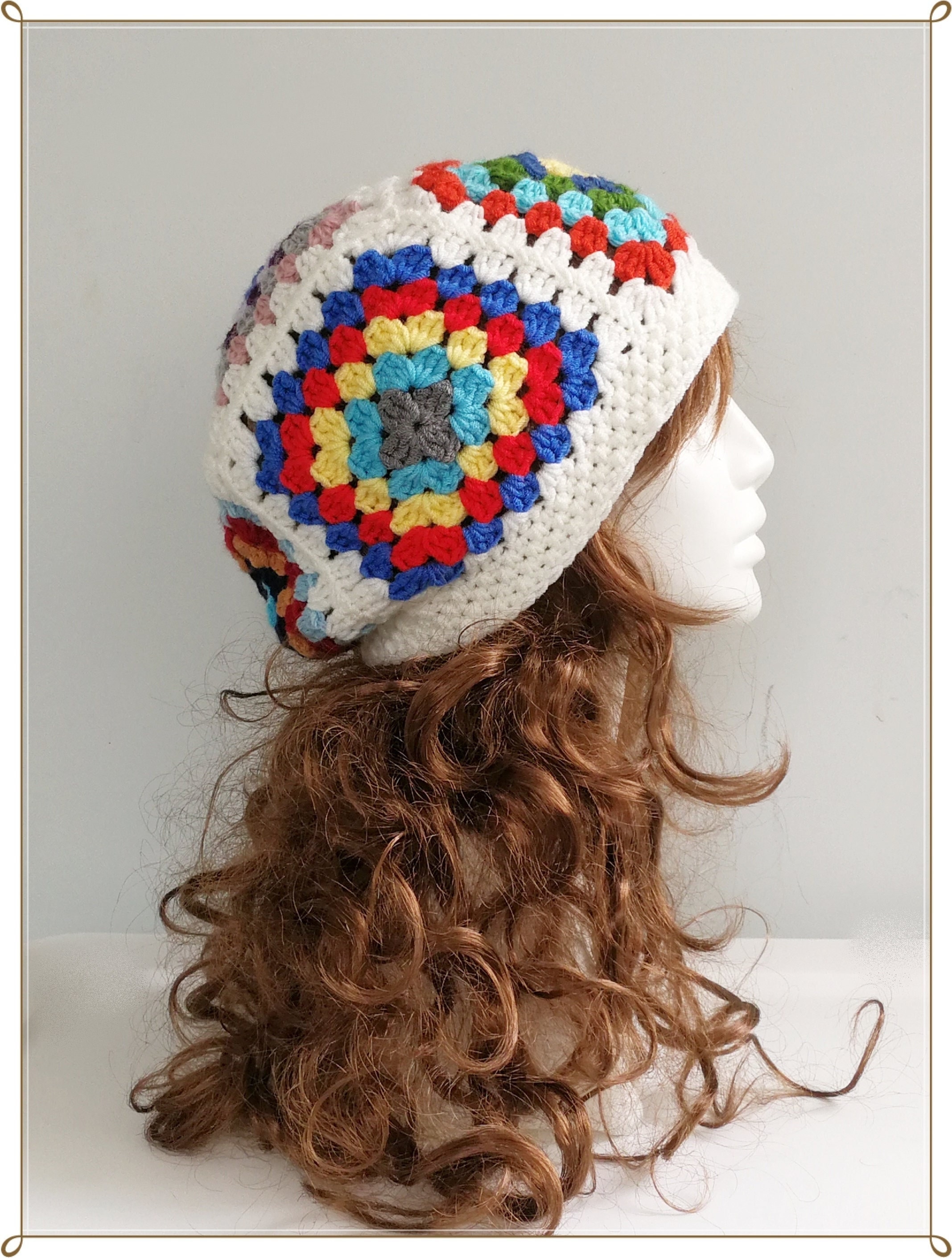 Slouchy Hat Slouchy Beanie Crochet Hat 
