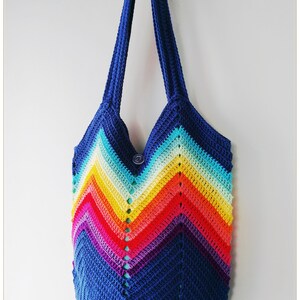 Crochet Bag, Tote Bag Aesthetic, Boho Bag, Tote Bag for Women, Small Tote Bag, Cottagecore Bag, Birthday Gifts for Her, Trendy Tote Bag bild 3