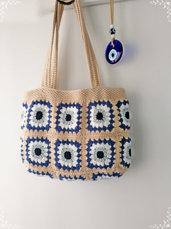  GGOOB Crochet Tote Bag Aesthetic Tote Bag