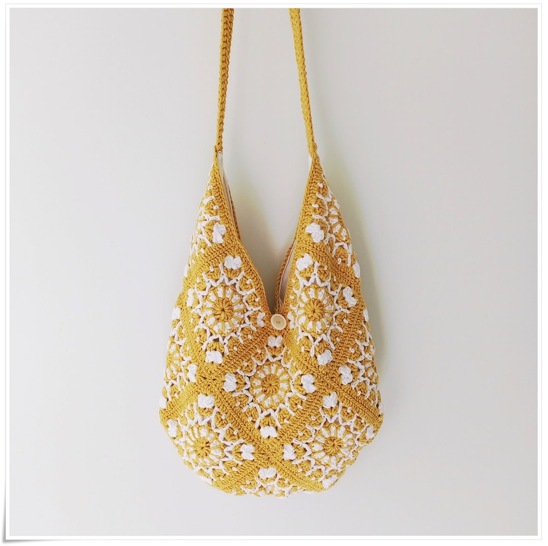 Crochet Hobo Bag