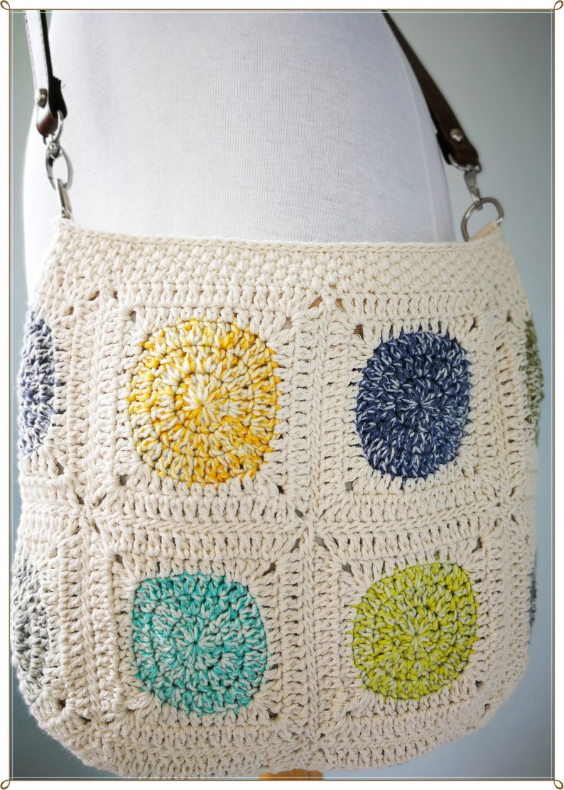 Crochet Bag Crossbody Bag Granny Square Bag Crochet Etsy