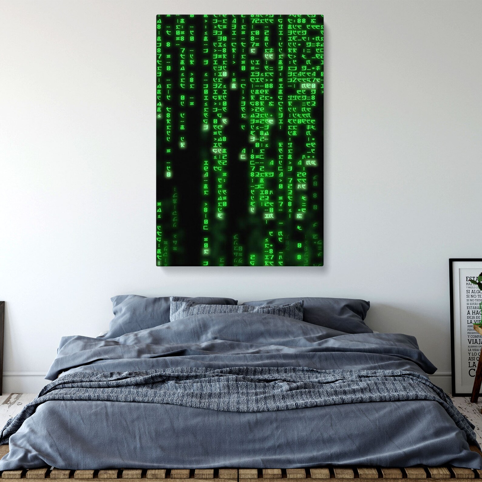 The Matrix Wall Art Canvas The Matrix Movie Poster Canvas Etsy