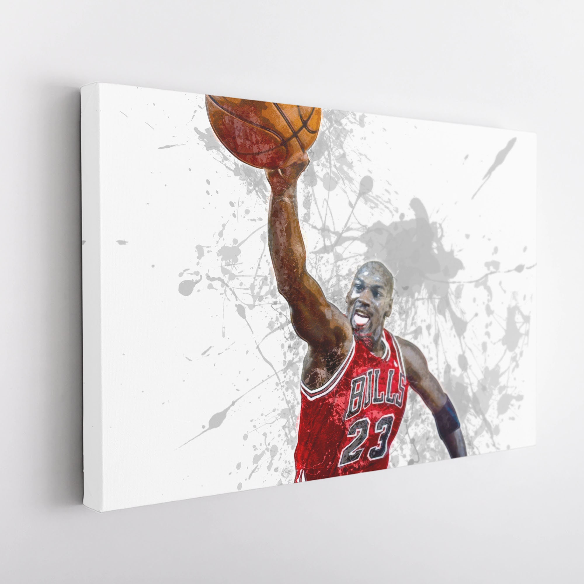 Michael Jordan Canvas Wall Art Michael Jordan Chicago Bulls Etsy