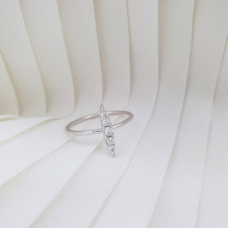 Engagement ring rose gold, Unique Engagement Ring Thin diamond ring Wedding Ring Diamond ring Diamond engagement ring