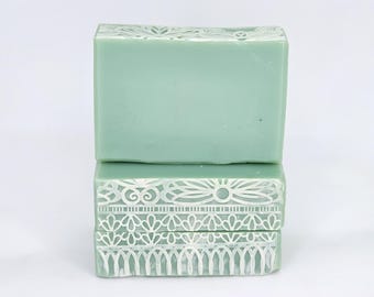 Orchid Soap, Luxurious Natural Artisan Handmade Homemade Cold Process Olive Oil Castile Bar Soap w Eco-Friendly Organic & Kosher Ingredients