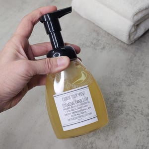 Foaming Hand Soap w/ Pump Dispenser - Choose Your Scent, All Natural Organic Handmade Essential Oil or Fragrance Liquid Castile Wash imagem 3