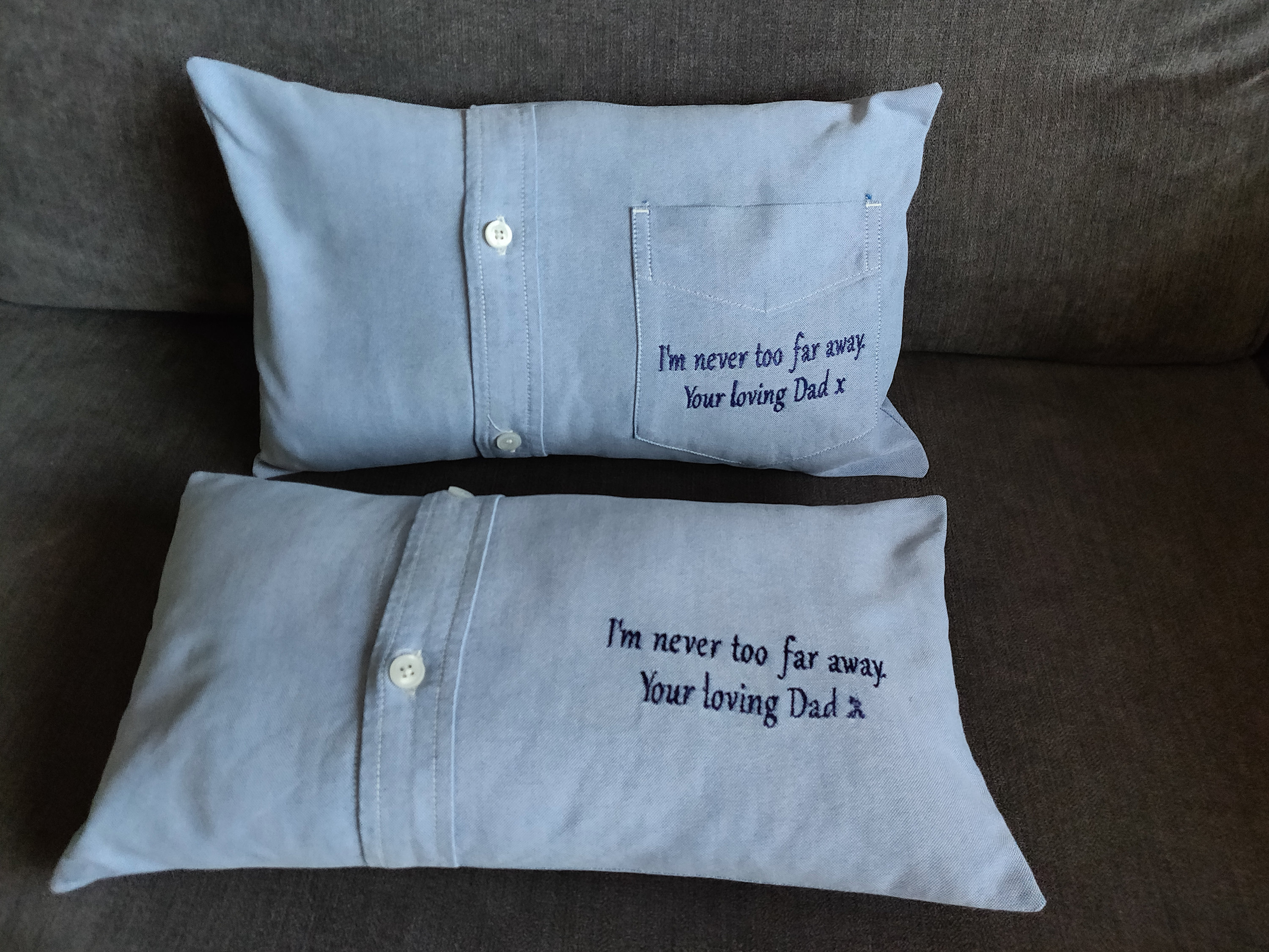 Almohadas de memoria 2 almohadas más pequeñas hechas de una Etsy