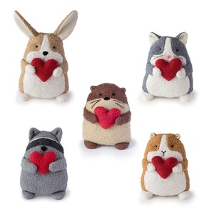 PDF Sewing Pattern Set - Full Size, Tiny Size, and Ornament 10" and 5" Plush (Corgi, Cat, Guinea Pig, Otter, Raccoon, Polar Bear, & Deer) image 3