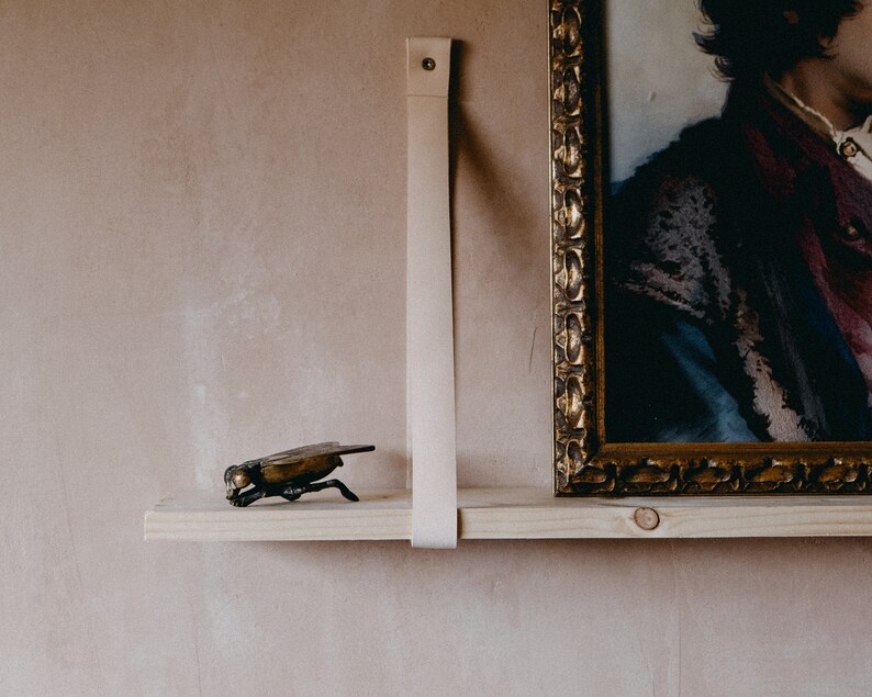 Leather Shelf Straps PAIR of Leather Straps for Wall Shelf Etsy UK