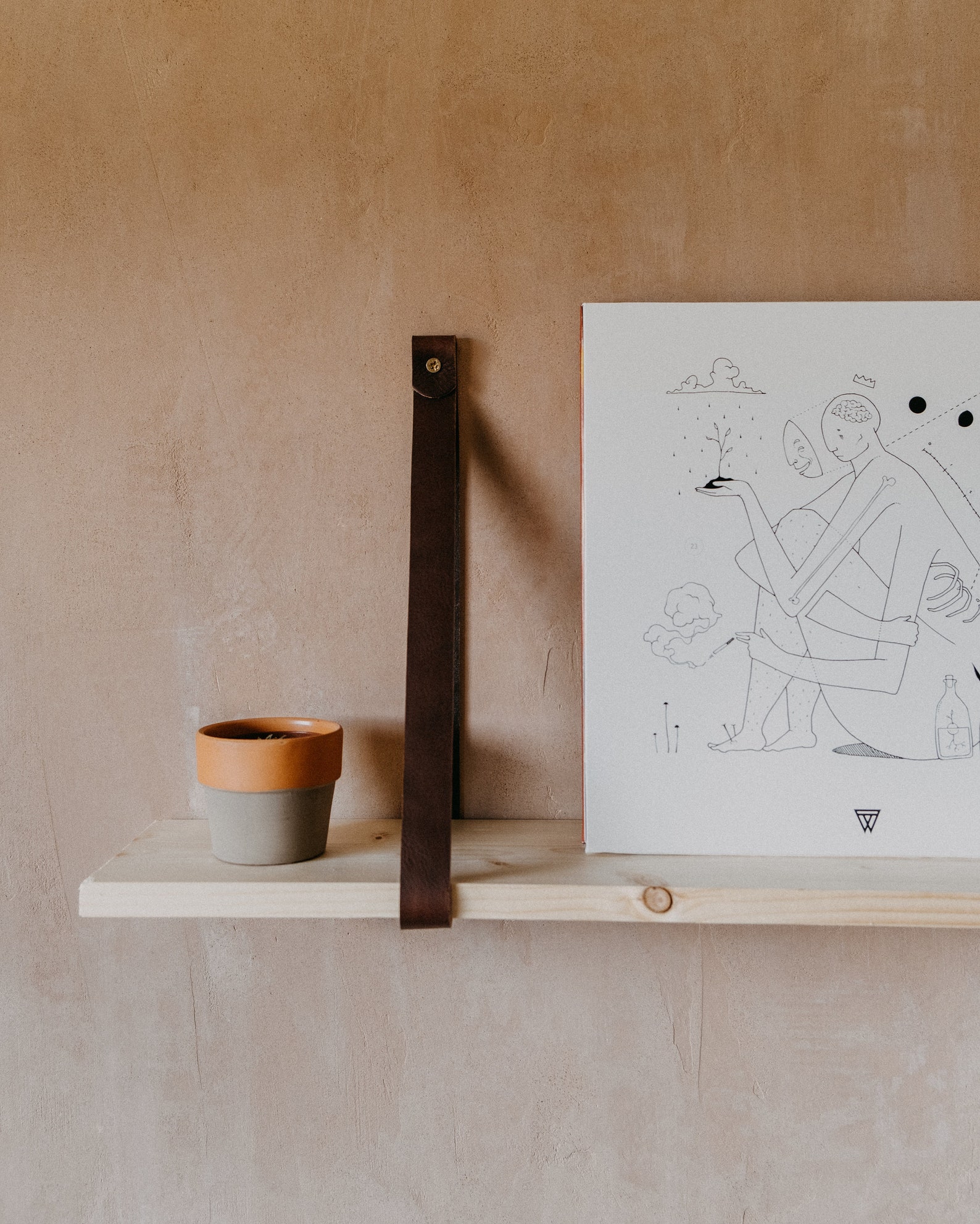 Shelf Straps Leather Strap Shelf Leather Straps Hanging Etsy