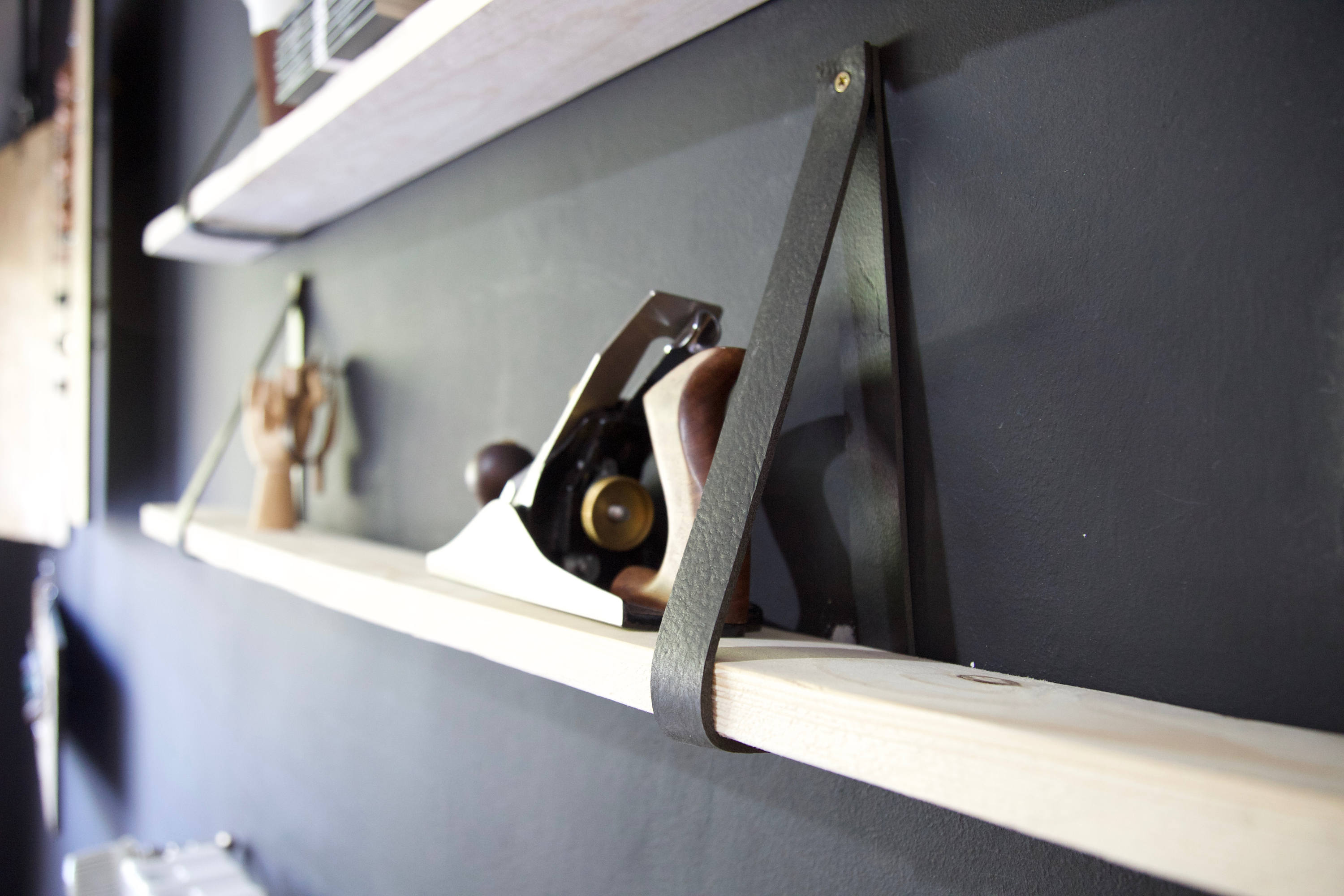 Shelf straps leather strap shelf leather straps hanging Etsy