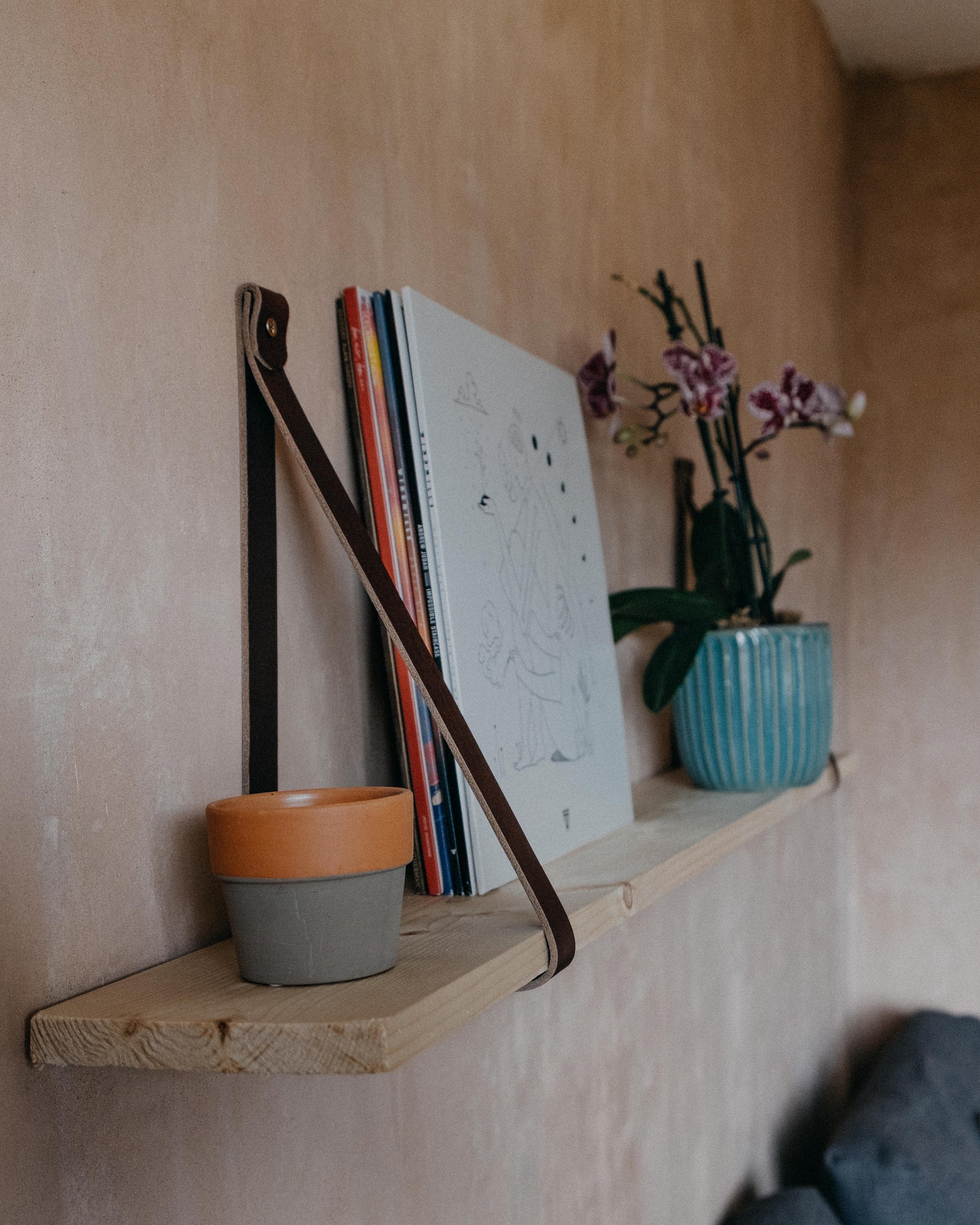 Shelf Straps Leather Strap Shelf Leather Straps Hanging Etsy