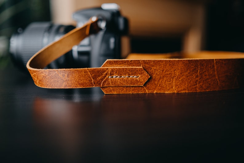Leather camera strap personalized camera strap gift for Etsy