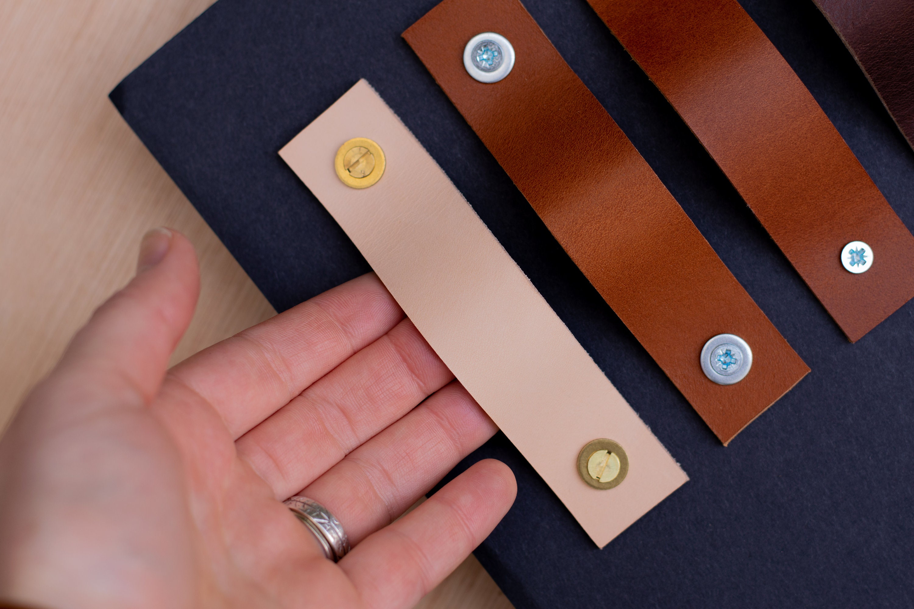 Leather Handles Leather Drawer Pulls Leather Pulls Drawer Etsy UK