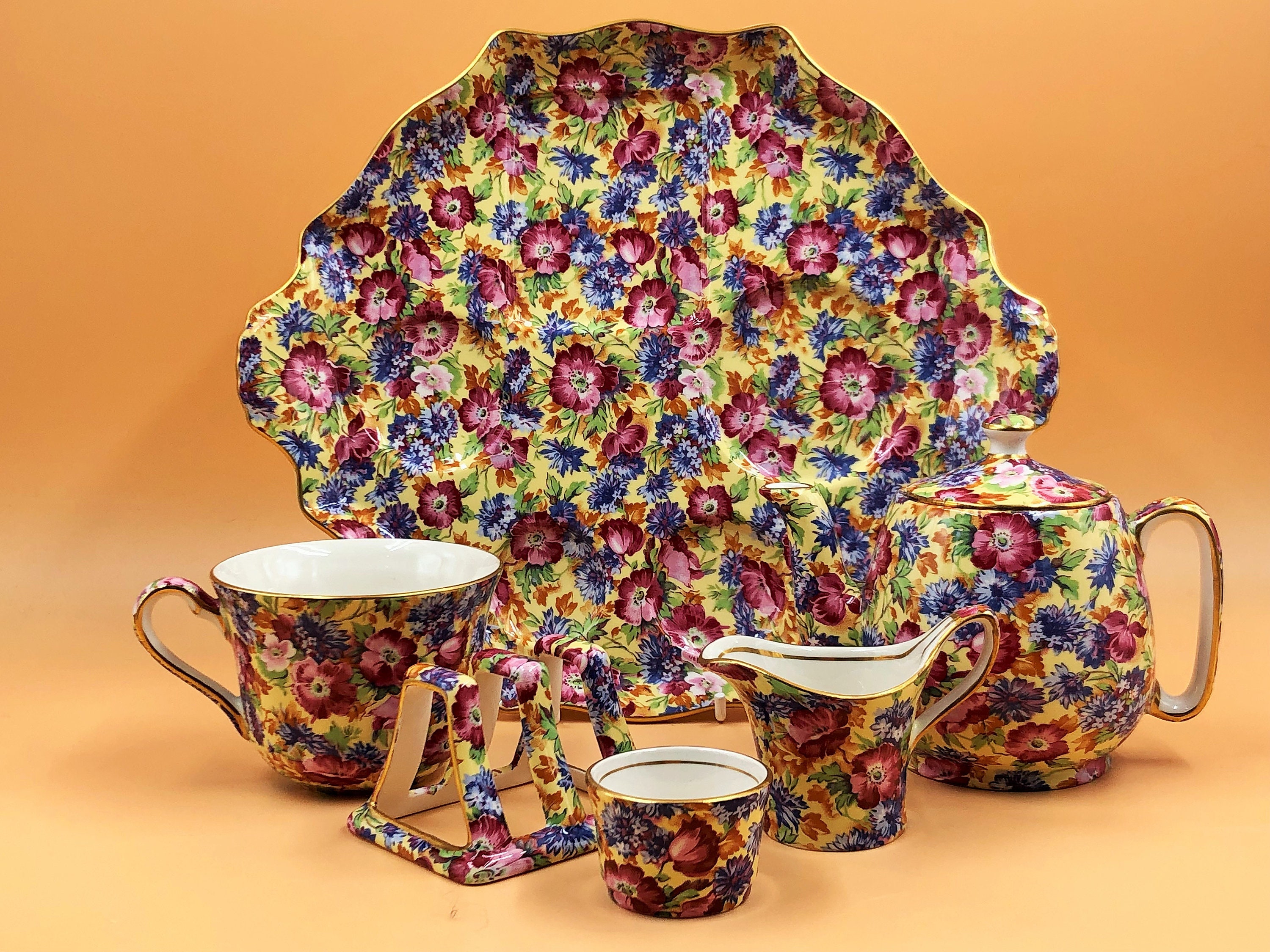 Royal Winton Breakfast Set - Etsy