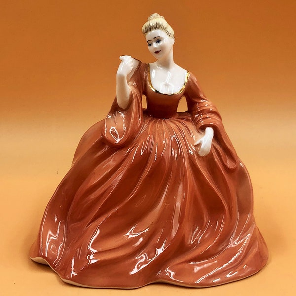 Coalport China Natalie hand modelled and decorated figurine. - Free UK Post.