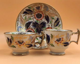 リッジウェイ アンティーク イギリス製 c1815 磁器 グリーシアン