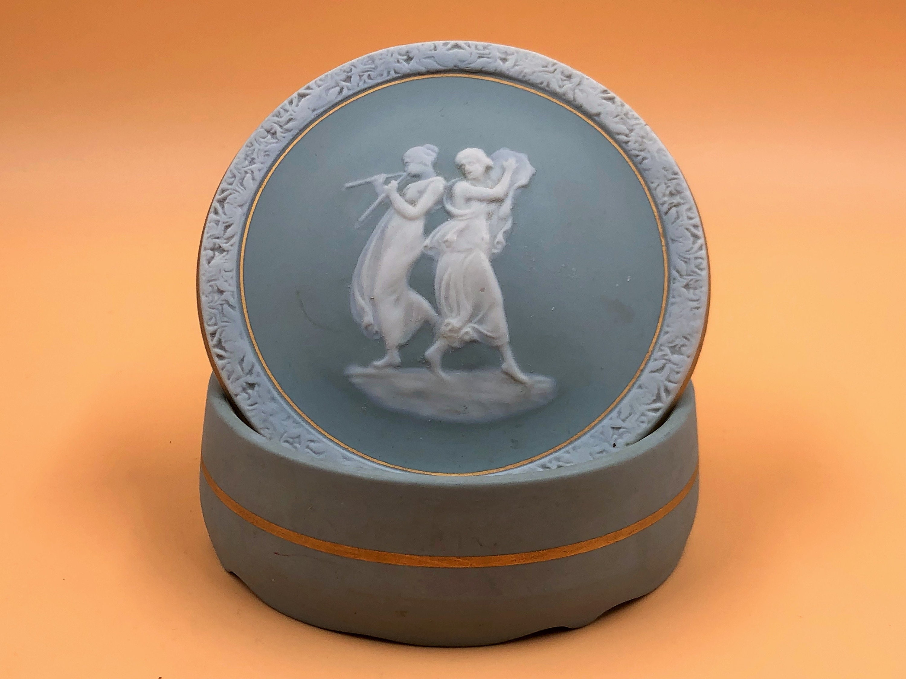 リモージュ（Limoges）額装陶板画・パテシュールパテ『ダンサー