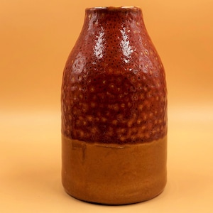 Vintage Destinos S.A. Portugal midcentury modern textured vase. Height 21.5cm or 8.5&quot;.  - FREE UK POST -