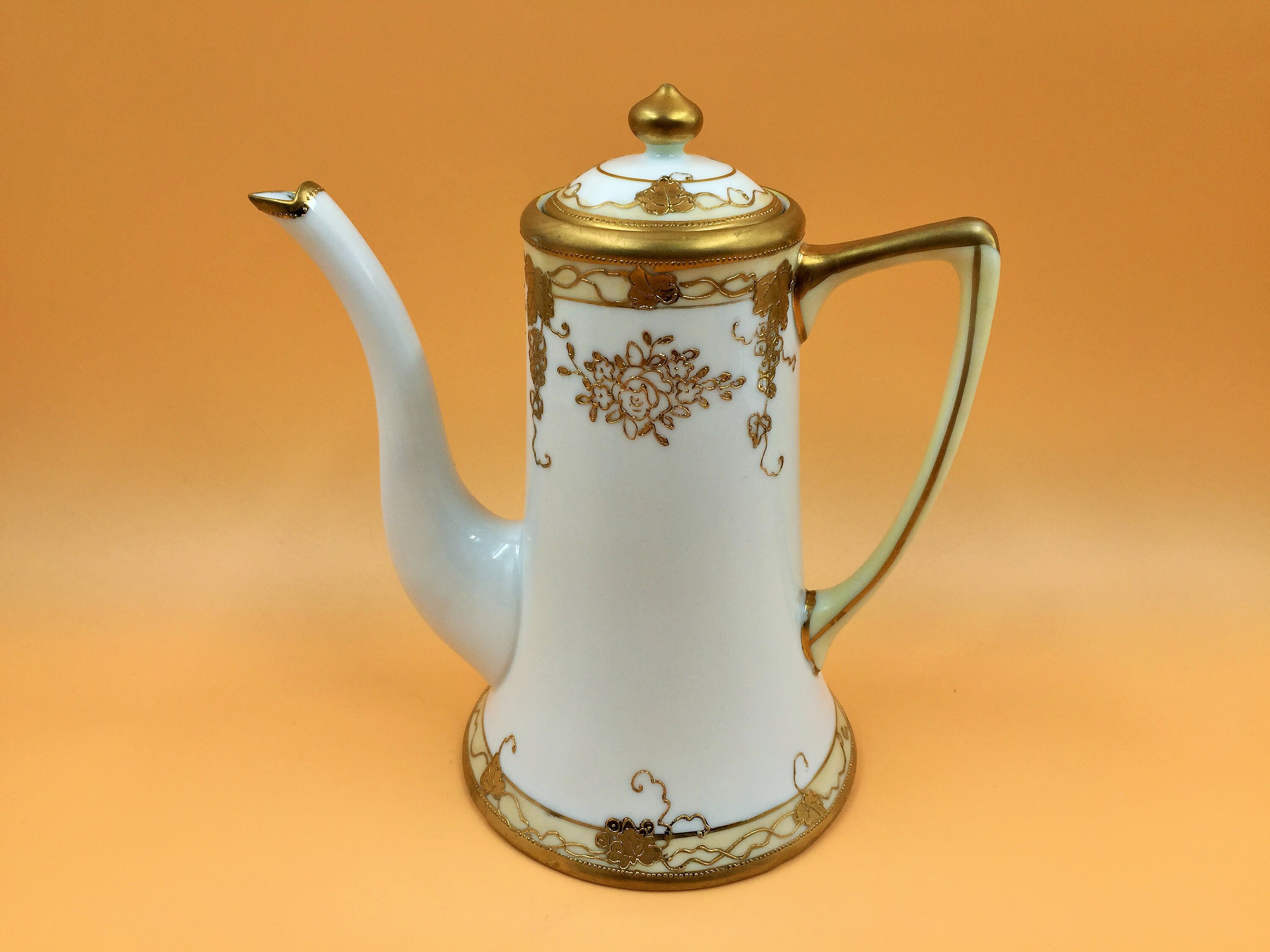 Stunning antique Noritake espresso coffee pot creamer lidded Etsy