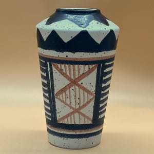 Jarrón de lava gruesa de cerámica artística de Alemania Occidental MCM Scheurich Keramik. - Envío gratuito al Reino Unido.