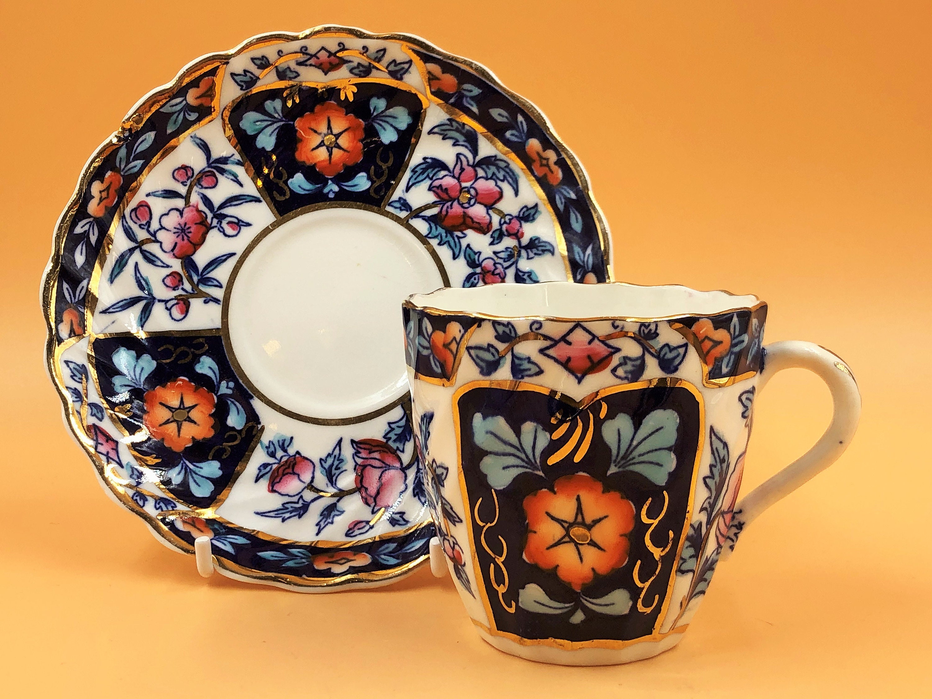 【１着でも送料無料】 Cup Tea Imari Broadhurst & Hampson Antique and Duo Saucer 工芸品