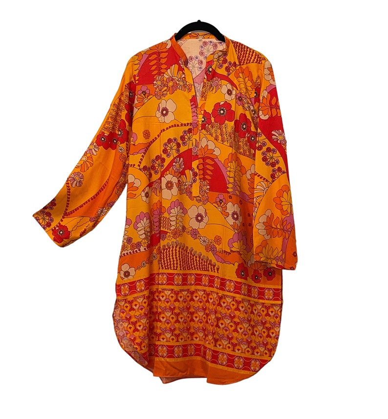 Simples Indian Soft Beautiful Gift for Her Fine Linen Orange - Etsy