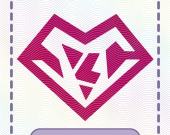 Logo SBC Society of Battle Connoisseurs - Jacinthe / Lebanne - fichier de coupe SVG Cricut pour Cosplay