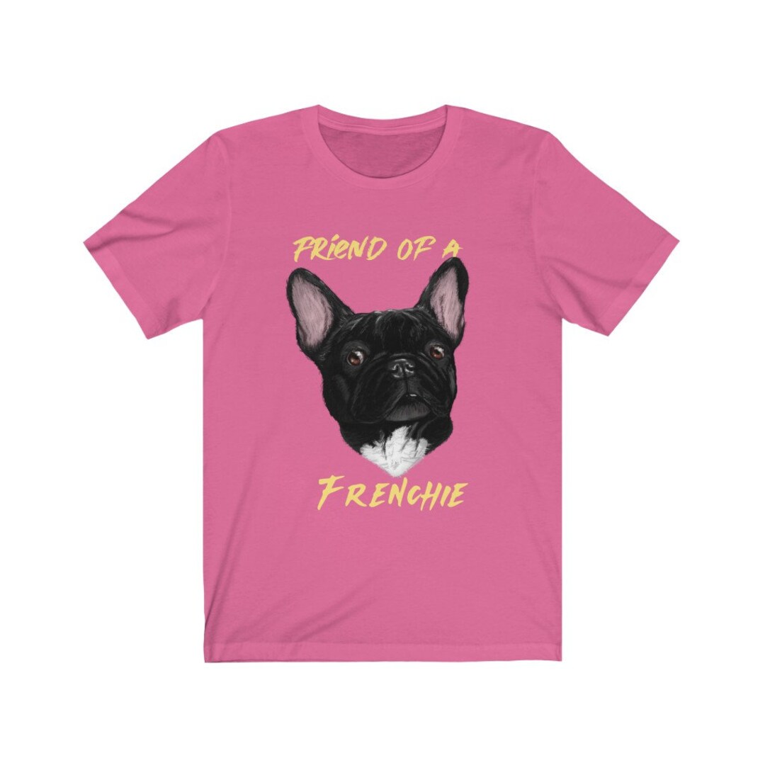 Frenchie Fries 🍟- Cute Printed Cotton Dog Tshirt main image 0