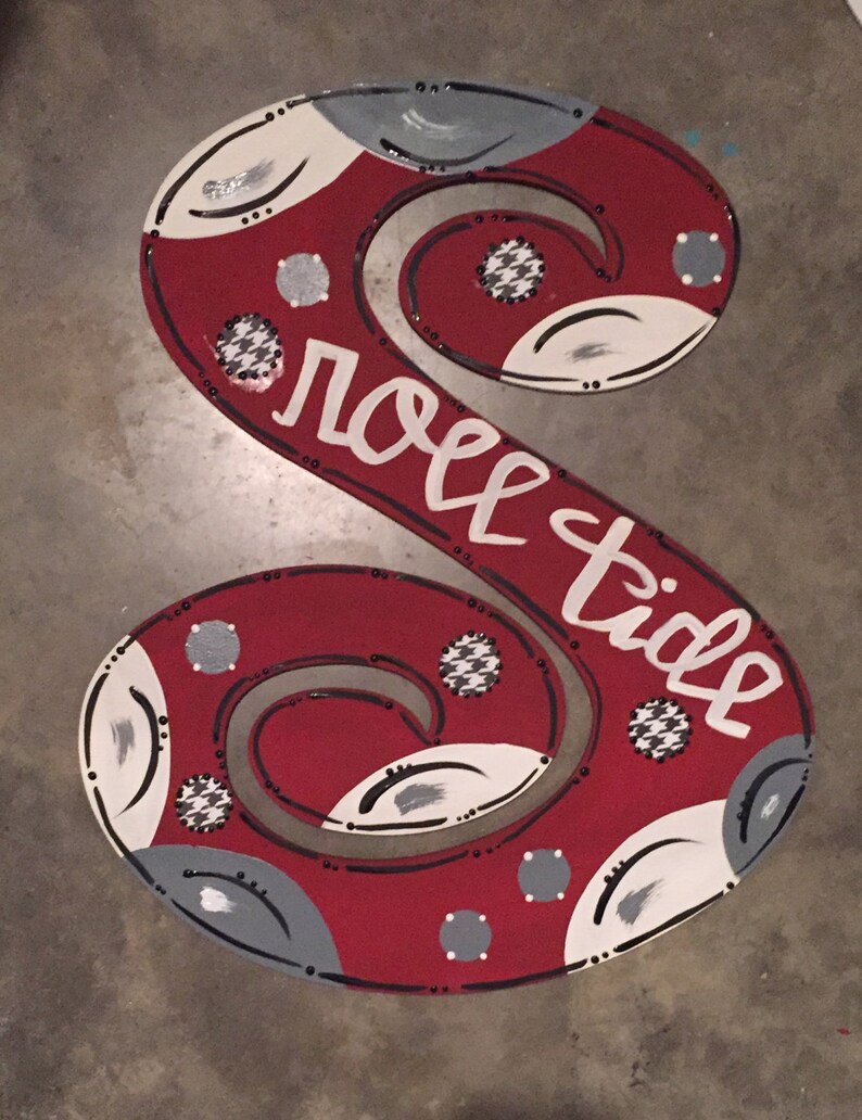 Alabama Door Hanger Etsy