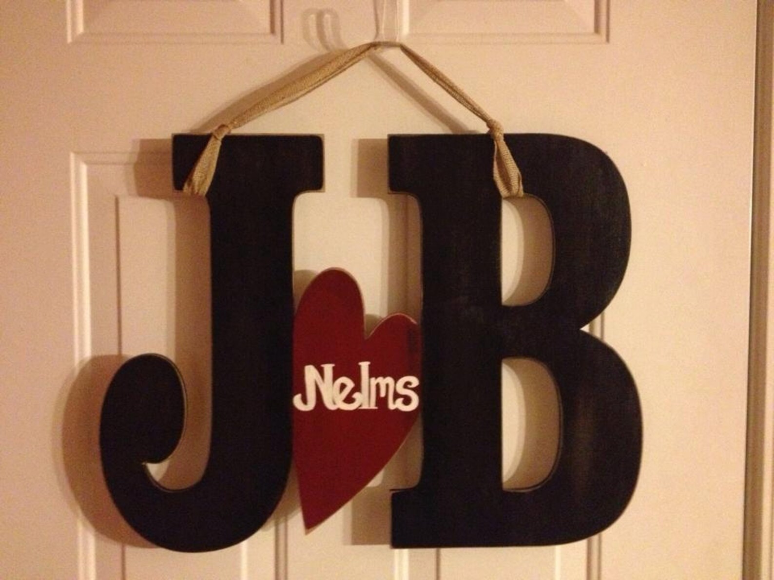 Customized wooden door hangers Etsy