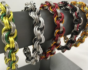 Double Spiral Chainmaille Bracelet
