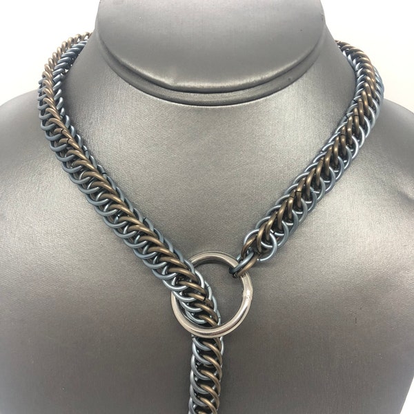 Titanium 4-1 Half Persian Choke Chain