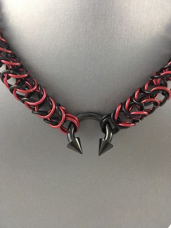 Aluminum Box Weave Chainmaille Pup 