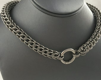 Stainless Steel Full Persian Chainmaille Collar