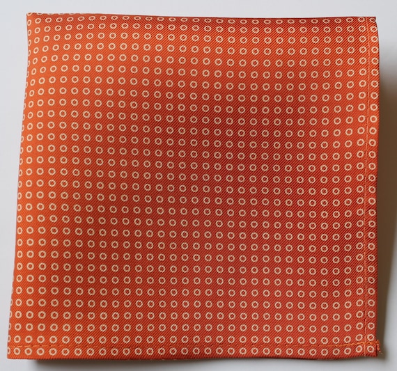 Assorted colours /& patterns Hand printed Silk pocket square Handkerchiefs 30cm