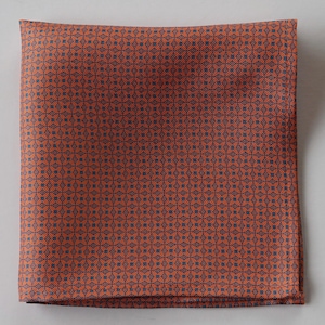 Silk Pocket Square Handkerchiefs 30cm square. Millefiori / geometric / floral. Assortment of colours & patterns available. Hand made in UK