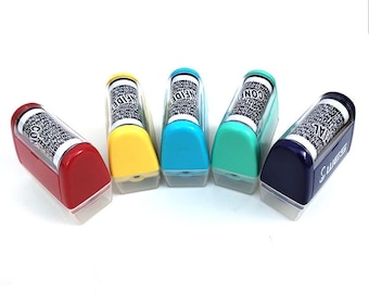 Identity Protection Roller Stamp with refill ink