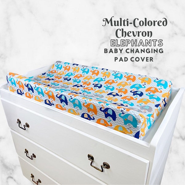 Chevron Changing Pad Cover Etsy